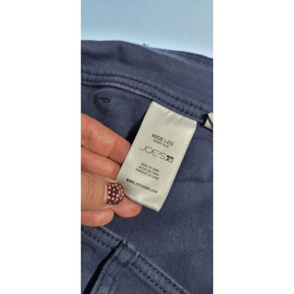 Joe’s jeans Womens  Wide Leg Ankle Crop High Waist Jeans Sz 14 Pagent Blue - Picture 8 of 13